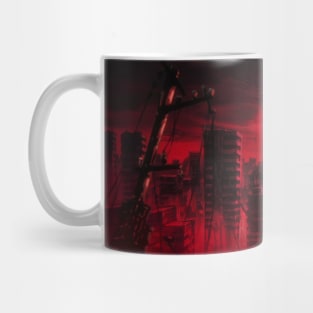 Dystopian Future Anime Poster Mug